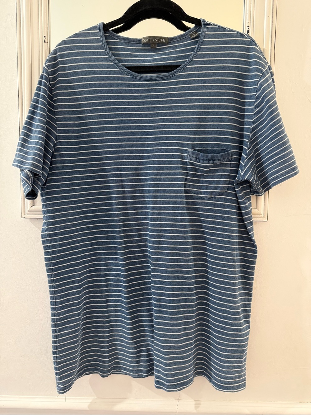 Slate & Stone Striped Pocket Tee